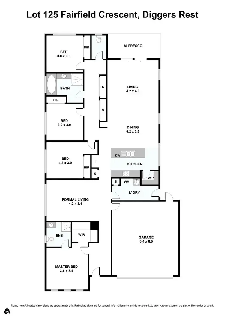 Floorplan of Homely house listing, 47 Fairfield Crescent, Diggers Rest VIC 3427