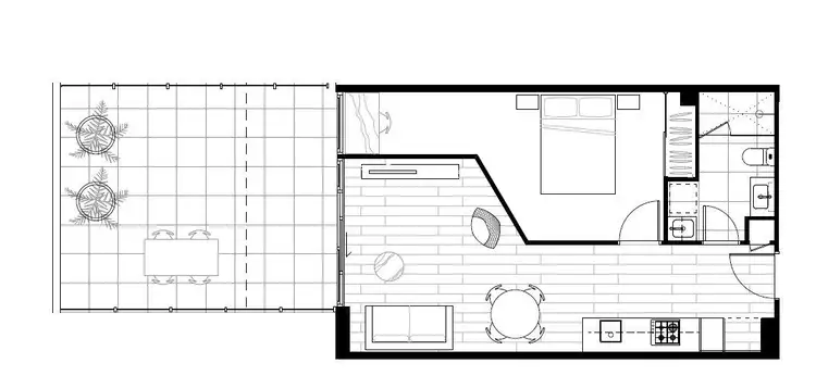 Floorplan of Homely apartment listing, 105/53 Chrystobel Crescent, Hawthorn VIC 3122
