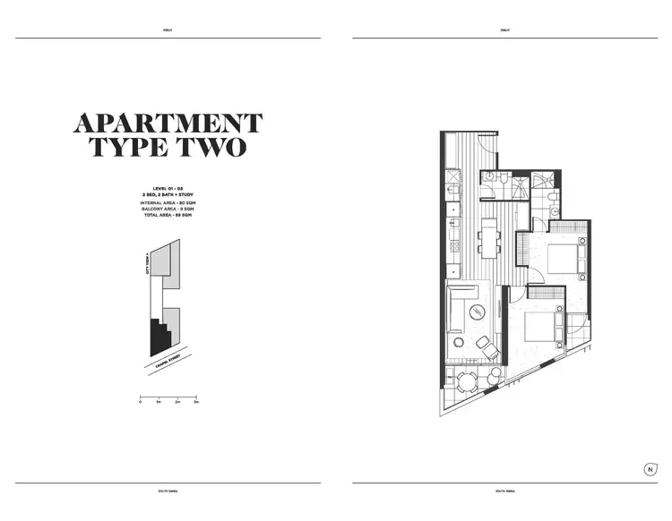 Floorplan of Homely apartment listing, 302/649 Chapel Street, South Yarra VIC 3141