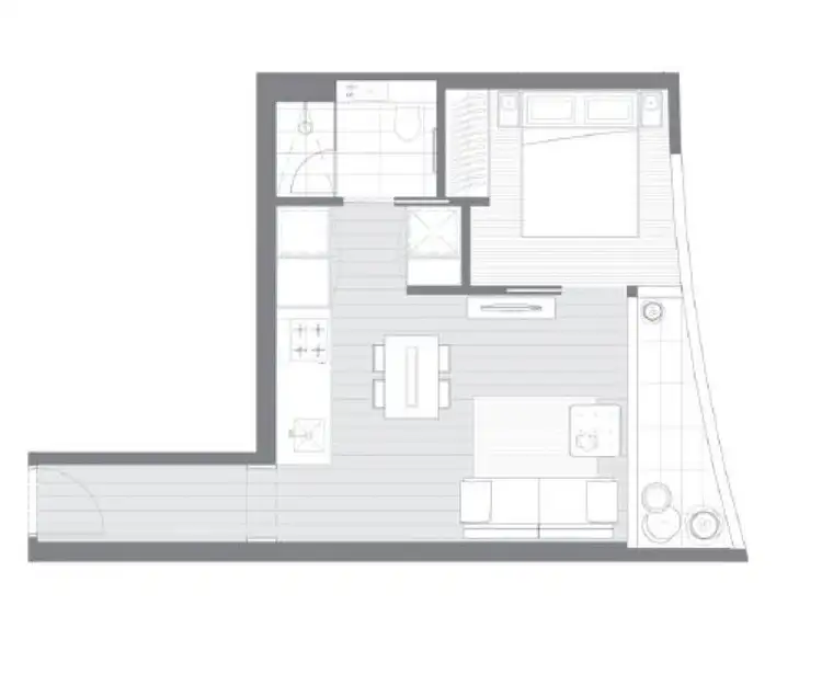 Floorplan of Homely apartment listing, 2113/135 A'beckett Street, Melbourne VIC 3000