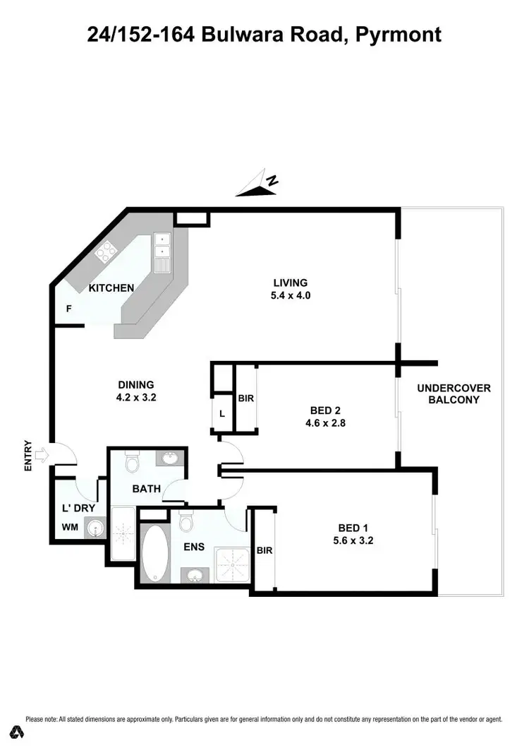 Floorplan of Homely apartment listing, 24/152-164 Bulwara Road, Pyrmont NSW 2009