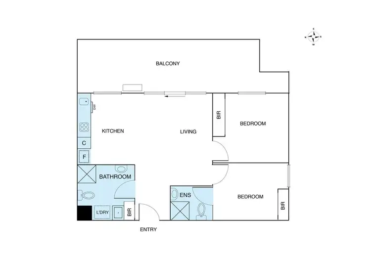 Floorplan of Homely apartment listing, 301/82 Canning Street, Carlton VIC 3053