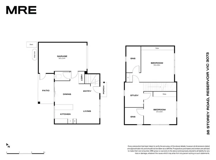 Floorplan of Homely townhouse listing, 4/38 Storey Road, Reservoir VIC 3073