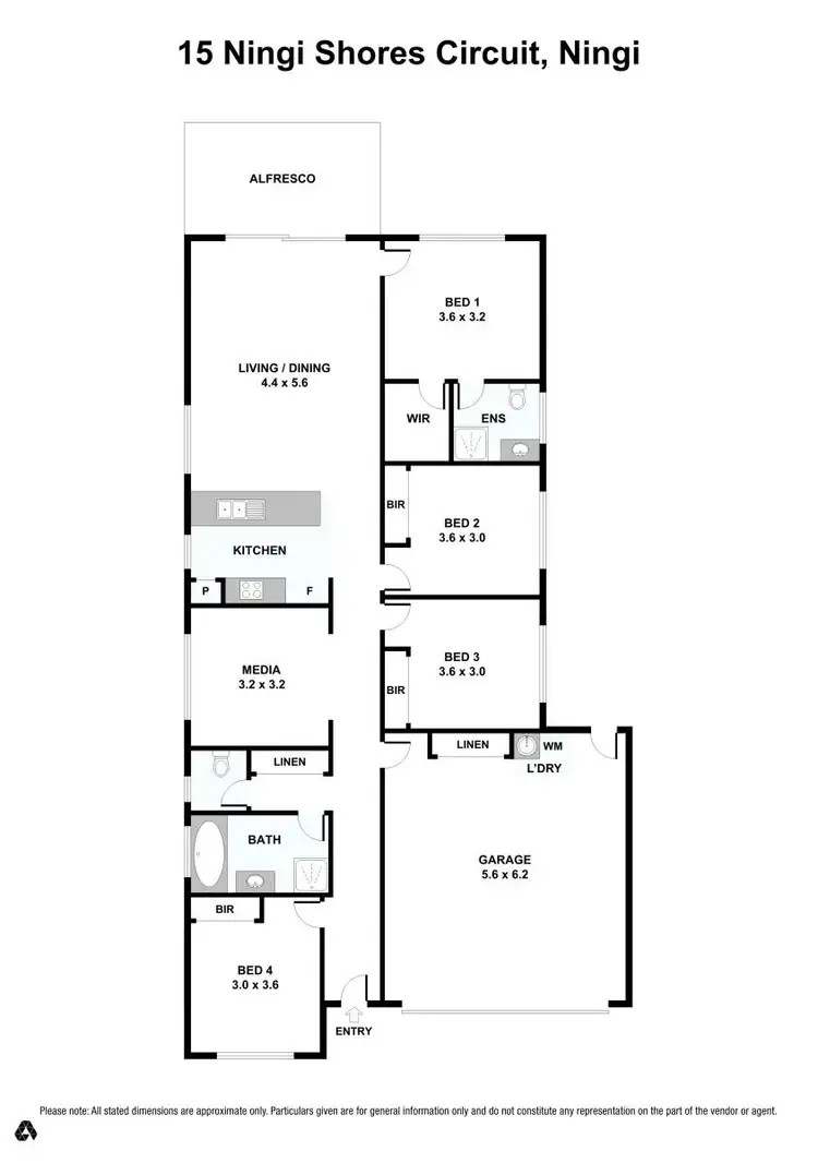 Floorplan of Homely house listing, 15 Ningi Shores Circuit, Ningi QLD 4511