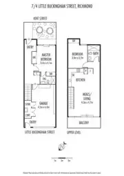 Floorplan of Homely townhouse listing, 7/4 Little Buckingham Street, Richmond VIC 3121