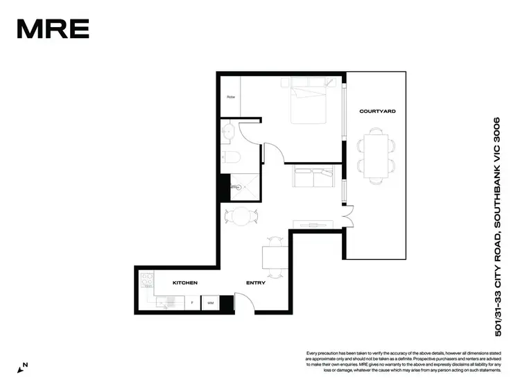 Floorplan of Homely apartment listing, 501/31 City Road, Southbank VIC 3006