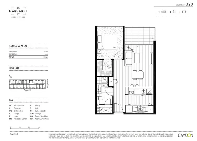Floorplan of Homely apartment listing, 320/7 Aspen Street, Moonee Ponds VIC 3039