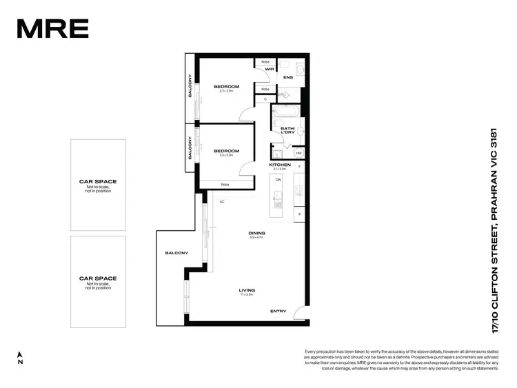 Floorplan of Homely apartment listing, 17/10 Clifton Street, Prahran VIC 3181