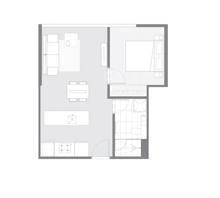 Floorplan of Homely apartment listing, 5401/135 A'Beckett Street, Melbourne VIC 3000