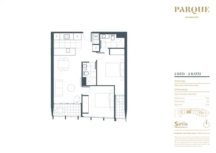 Floorplan of Homely apartment listing, 311/555 St Kilda Road, Melbourne VIC 3004