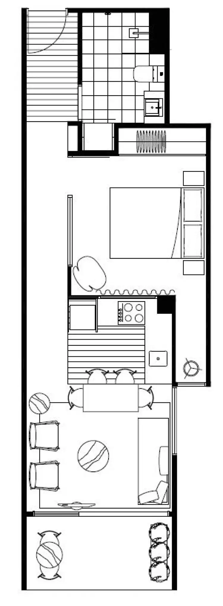Floorplan of Homely apartment listing, 410/8 Olive York Way, Brunswick West VIC 3055