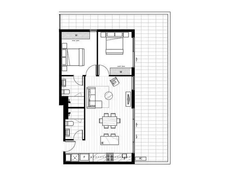 Floorplan of Homely apartment listing, 405/81 Argyle Street, Fitzroy VIC 3065