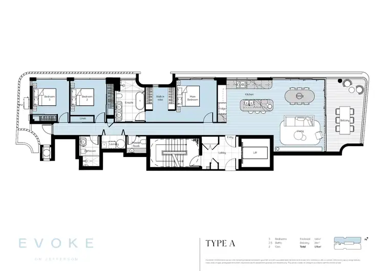 Floorplan of Homely apartment listing, 101/1245 Gold Coast Highway, Palm Beach QLD 4221