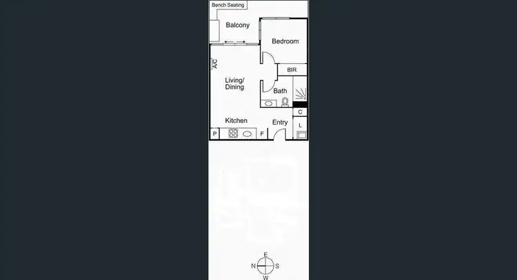 Floorplan of Homely apartment listing, 114/253 Bridge Road, Richmond VIC 3121