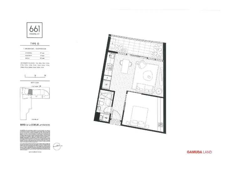 Floorplan of Homely apartment listing, 904/661 Chapel Street, South Yarra VIC 3141