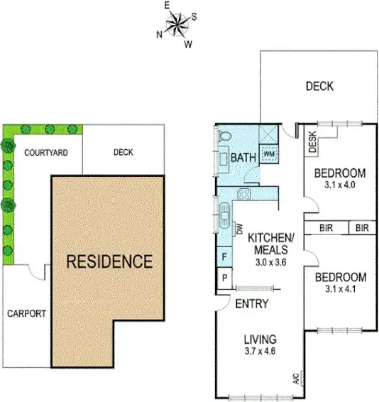 Floorplan of Homely house listing, 8/2 June Crescent, Glen Iris VIC 3146