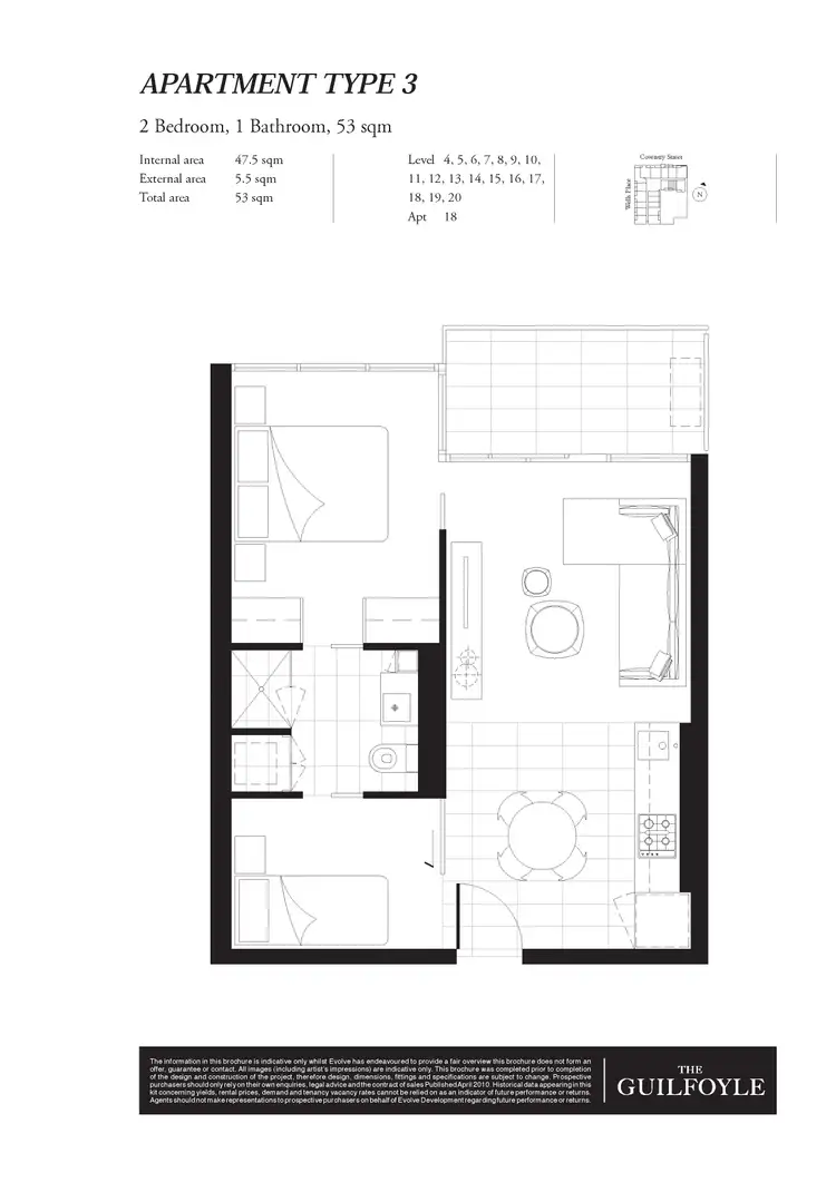 Floorplan of Homely apartment listing, 1918/39 Coventry Street, Southbank VIC 3006