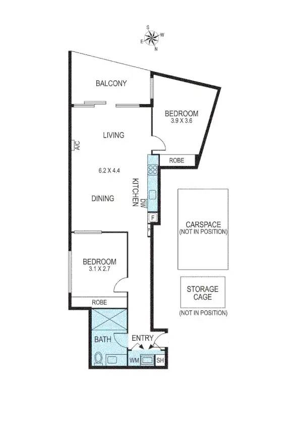 Floorplan of Homely apartment listing, G05/8 Bond Street, South Yarra VIC 3141