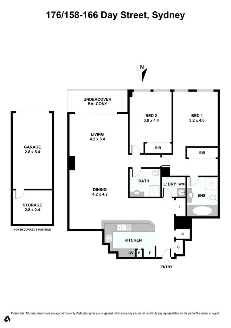Floorplan of Homely apartment listing, 176/158-166 Day Street, Sydney NSW 2000