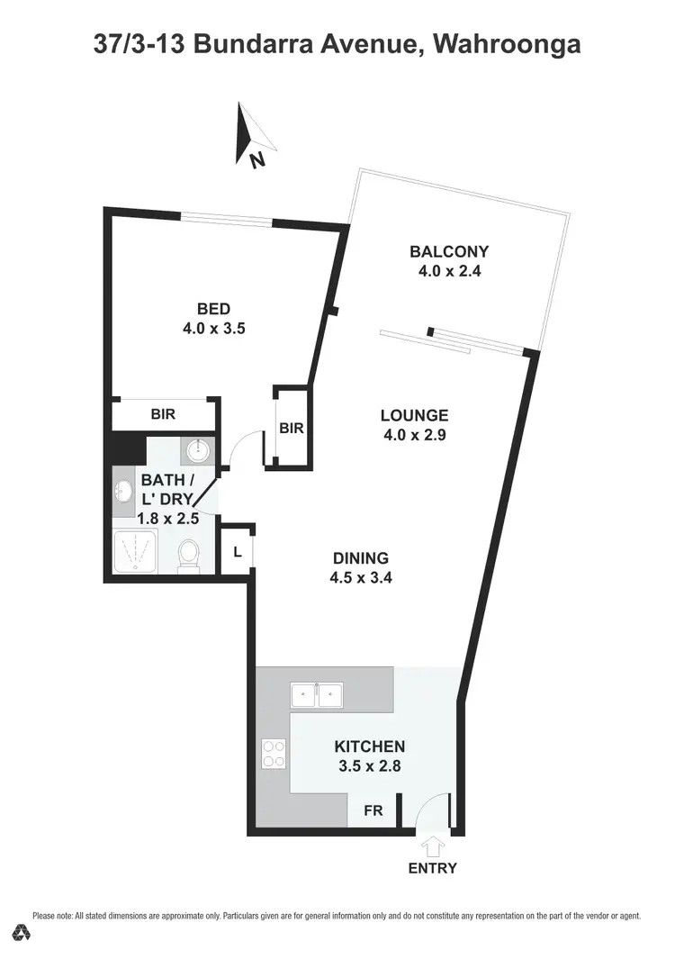 Floorplan of Homely apartment listing, 37/3-13 Bundarra Avenue, Wahroonga NSW 2076
