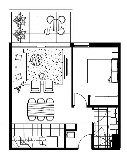 Floorplan of Homely apartment listing, 402/1 Studio Walk, Richmond VIC 3121