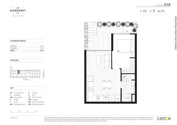 Floorplan of Homely apartment listing, 6 Market Lane, Moonee Ponds VIC 3039