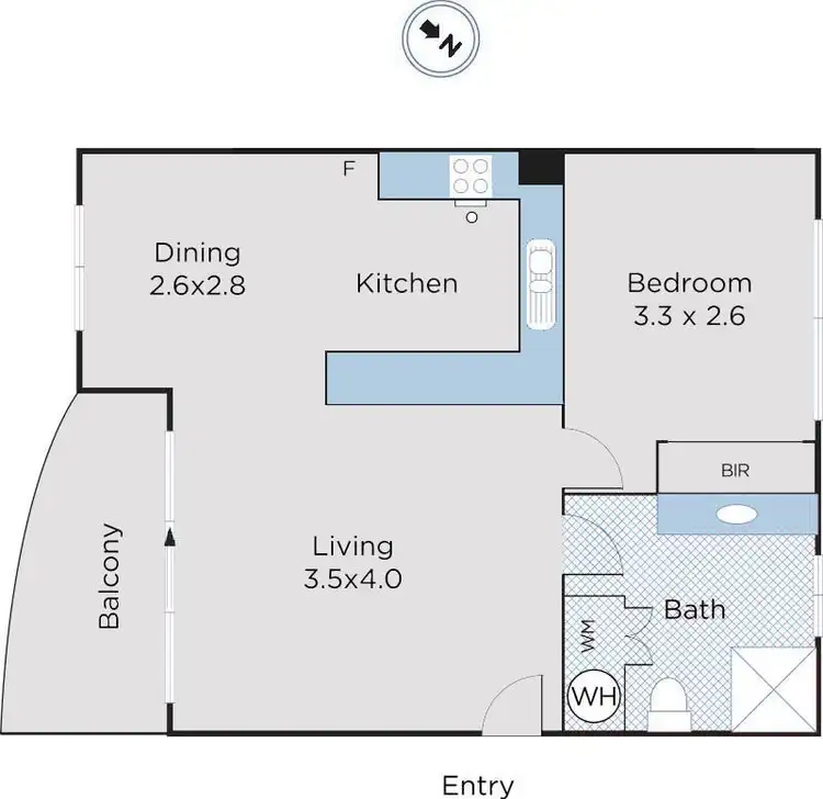 Floorplan of Homely apartment listing, 9/7 Warley Road, Malvern East VIC 3145