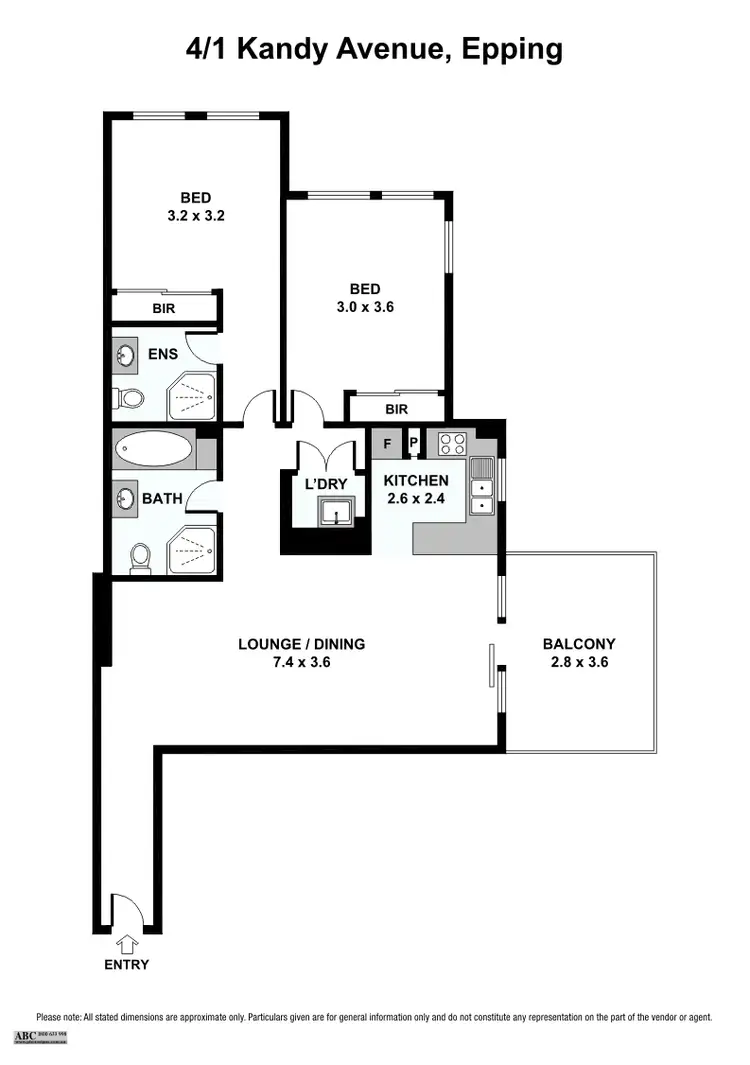 Floorplan of Homely apartment listing, 4/1 Kandy Avenue, Epping NSW 2121