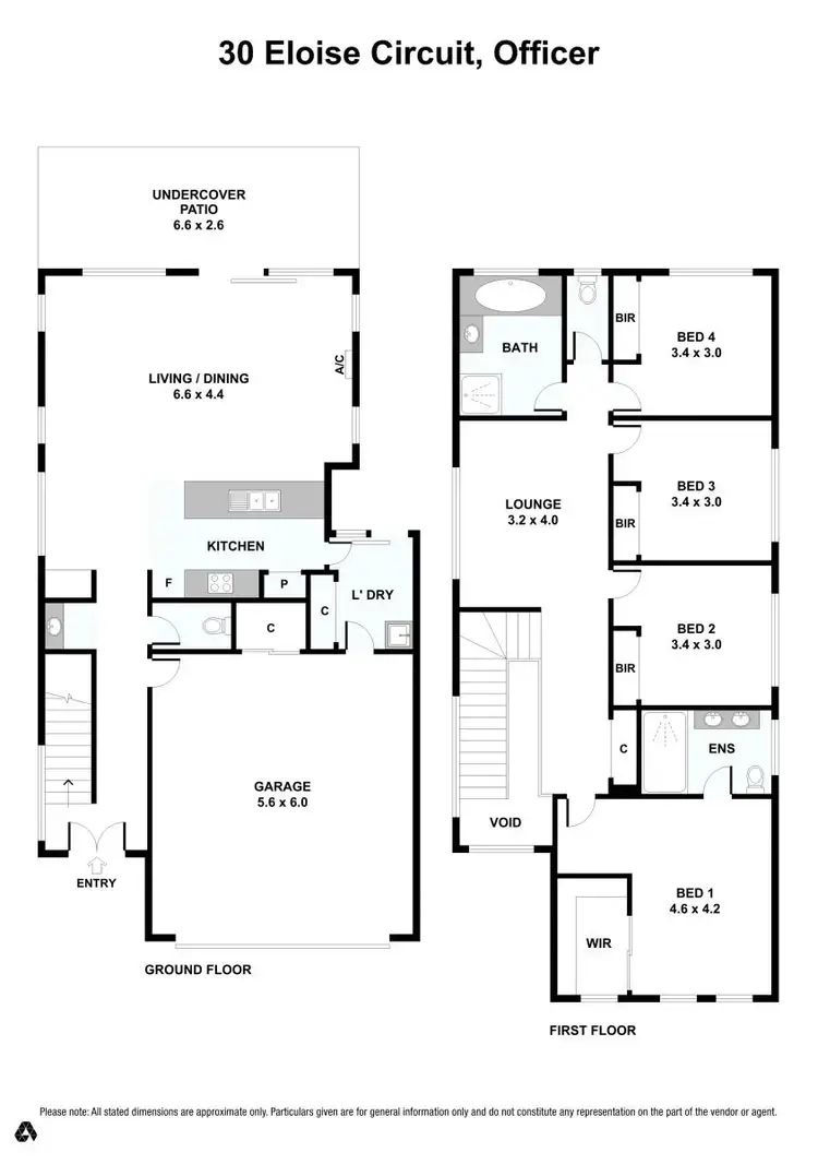 Floorplan of Homely house listing, 30 Eloise Circuit, Officer VIC 3809