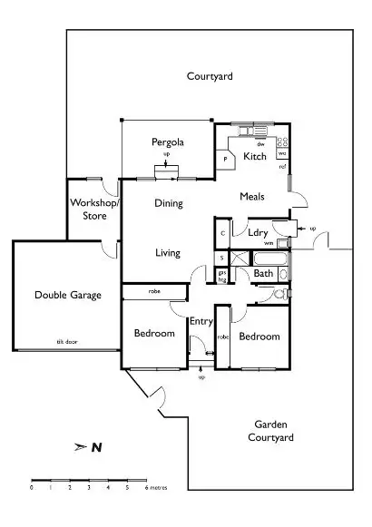 Floorplan of Homely villa listing, 4/3 Wattle Avenue, Glen Huntly VIC 3163