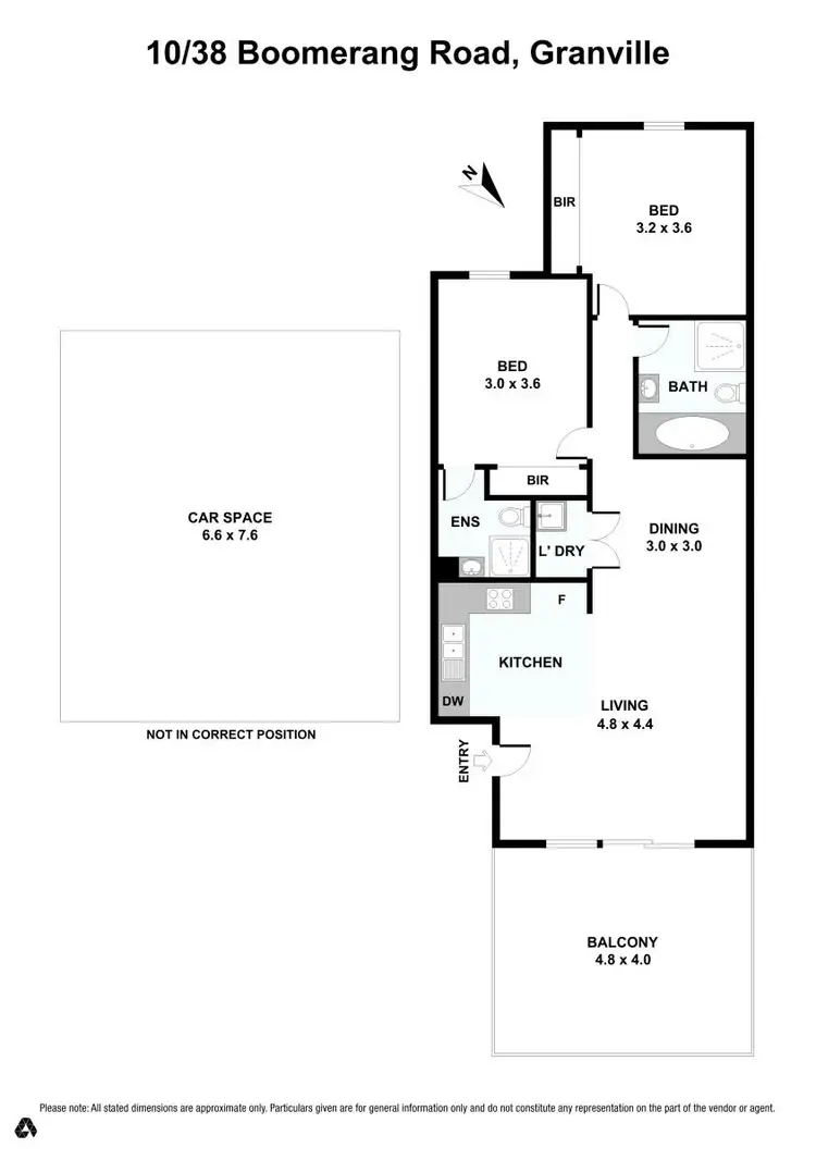 Floorplan of Homely unit listing, 10/38 Boomerang Street, Granville NSW 2142