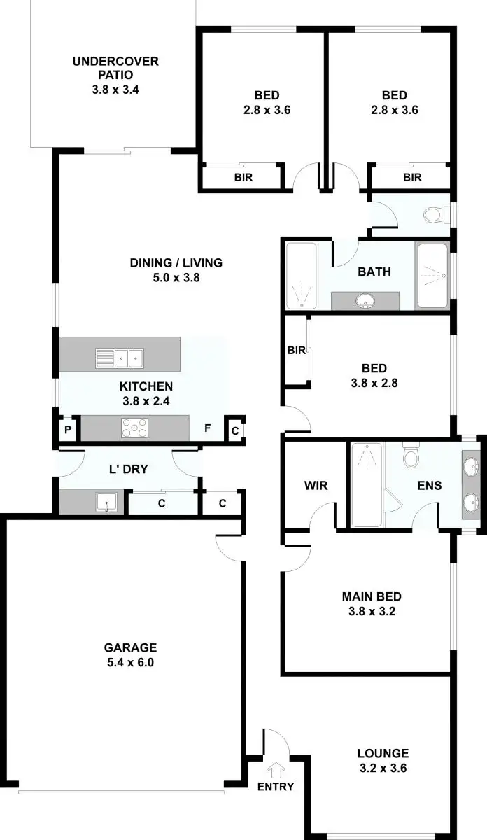 Floorplan of Homely house listing, 4 Martin Street, Logan Reserve QLD 4133