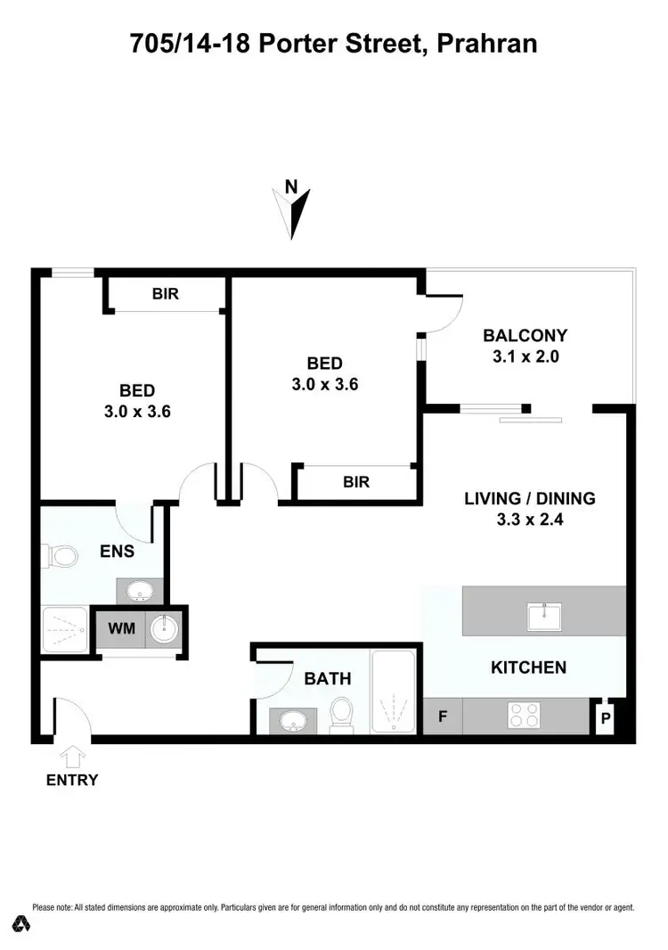 Floorplan of Homely apartment listing, 705/14-18 Porter Street, Prahran VIC 3181