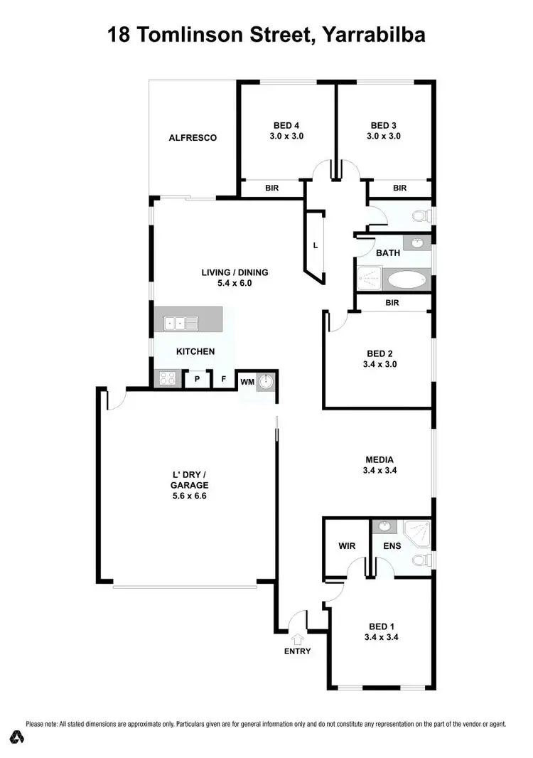 Floorplan of Homely house listing, 18 Tomlinson Street, Yarrabilba QLD 4207