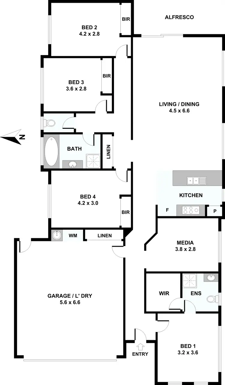 Floorplan of Homely house listing, 4 Canter Street, Logan Reserve QLD 4133