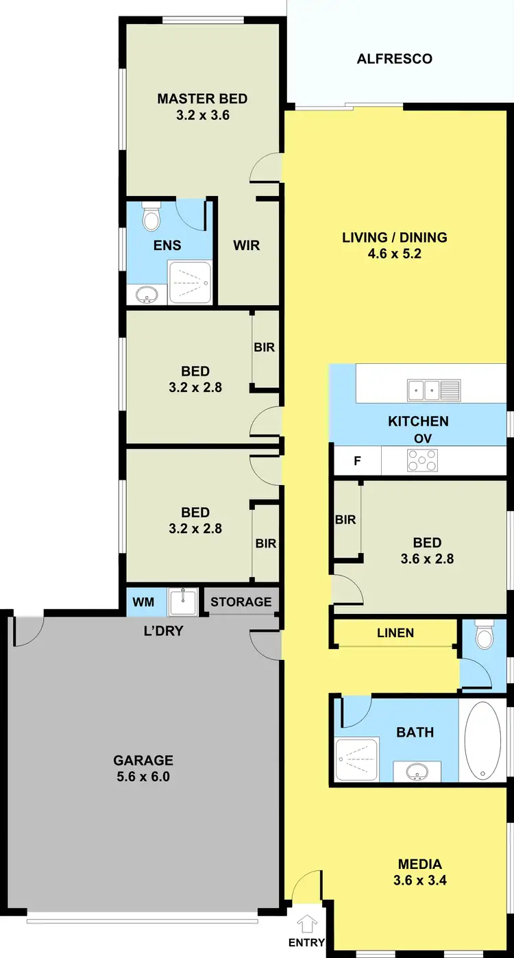 Floorplan of Homely house listing, 6 Birchwood Street, Park Ridge QLD 4125