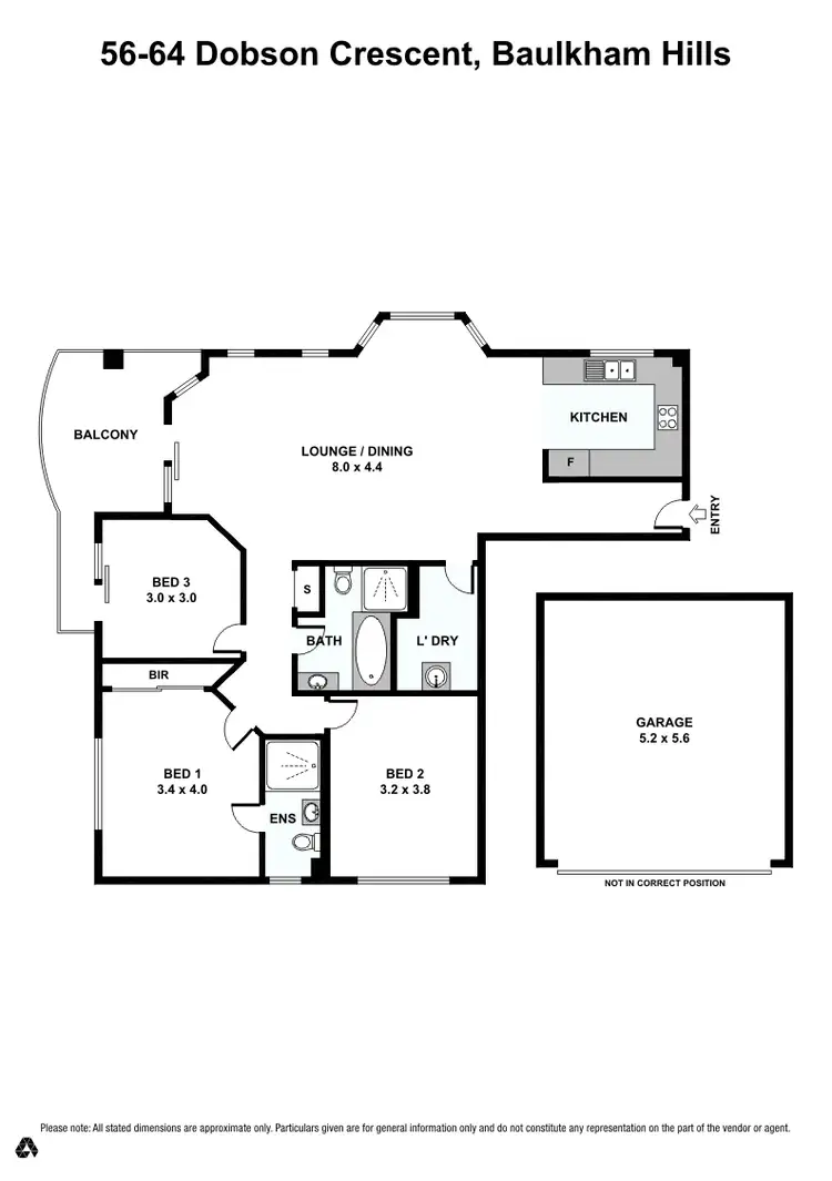 Floorplan of Homely apartment listing, 2/52 Station Street, Harris Park NSW 2150