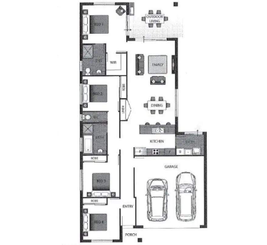 Floorplan of Homely house listing, 7 Denham Circuit, Willow Vale QLD 4209