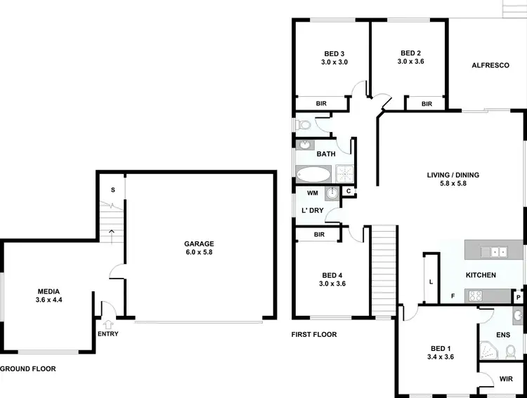 Floorplan of Homely house listing, 25 Vantage Place, Redbank Plains QLD 4301