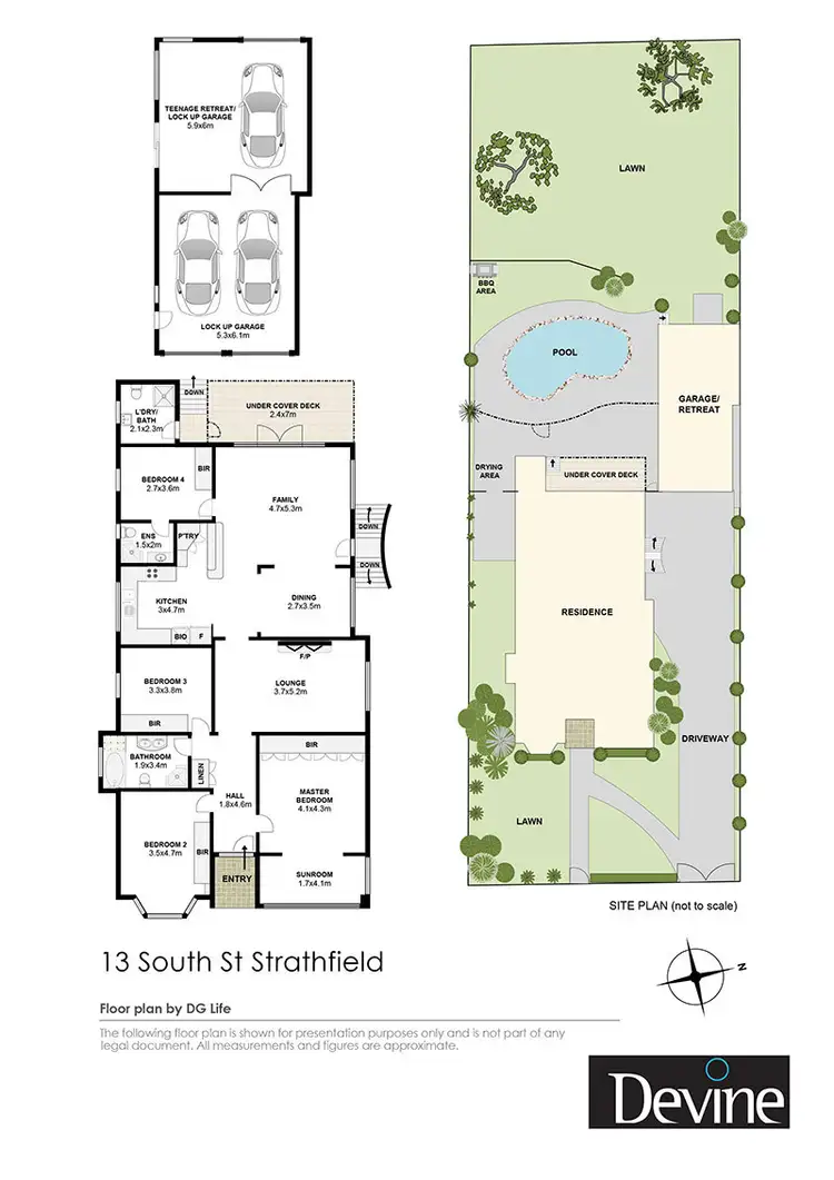 Floorplan of Homely house listing, 13 South Street, Strathfield NSW 2135