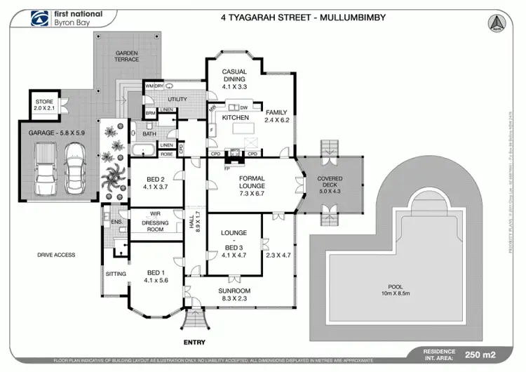 Floorplan of Homely house listing, 4 Tyagarah Street, Mullumbimby NSW 2482