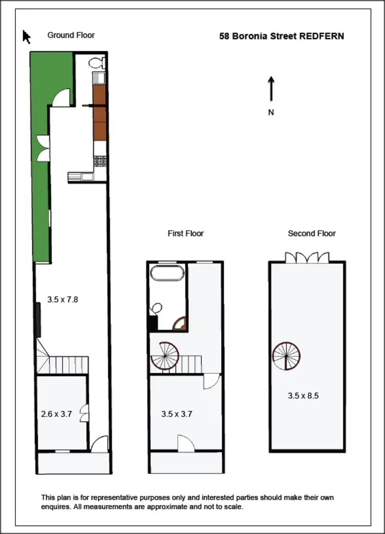 Floorplan of Homely house listing, 58 Boronia Street, Redfern NSW 2016
