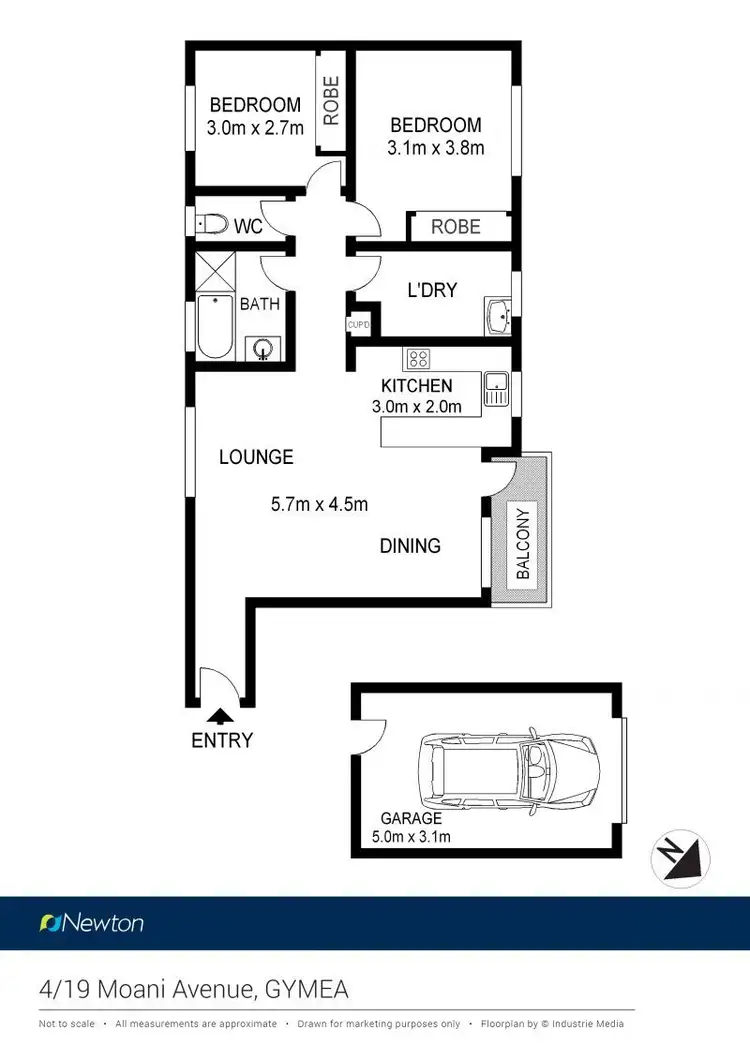 Floorplan of Homely apartment listing, 4/19 Moani Avenue, Gymea NSW 2227