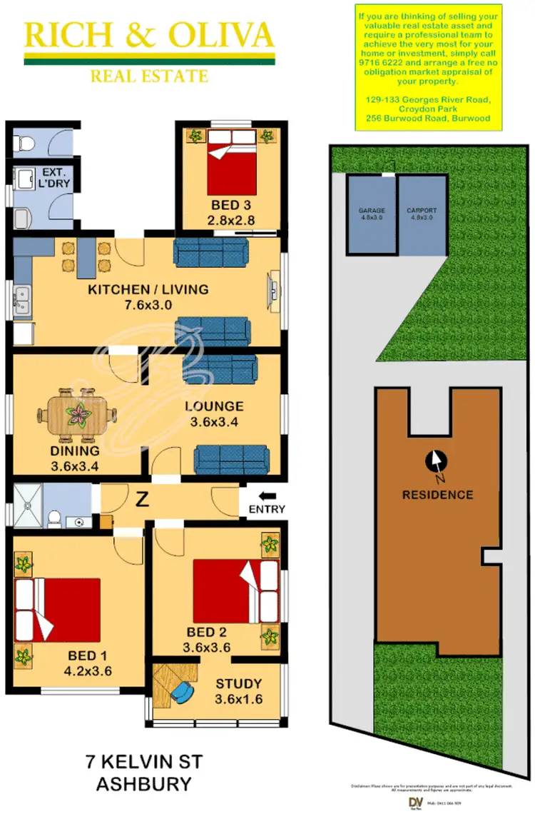 Floorplan of Homely house listing, 7 Kelvin Street, Ashbury NSW 2193