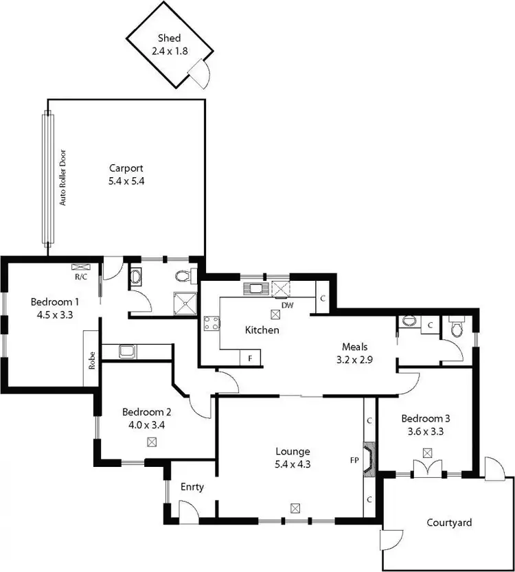 Floorplan of Homely house listing, 56 Hyland Terrace, Rosslyn Park SA 5072