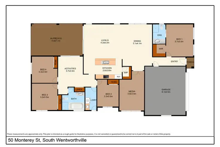 Floorplan of Homely house listing, 50 Monterey St, South Wentworthville NSW 2145