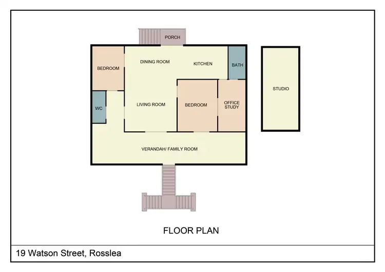 Floorplan of Homely house listing, 19 Watson Street, Rosslea QLD 4812