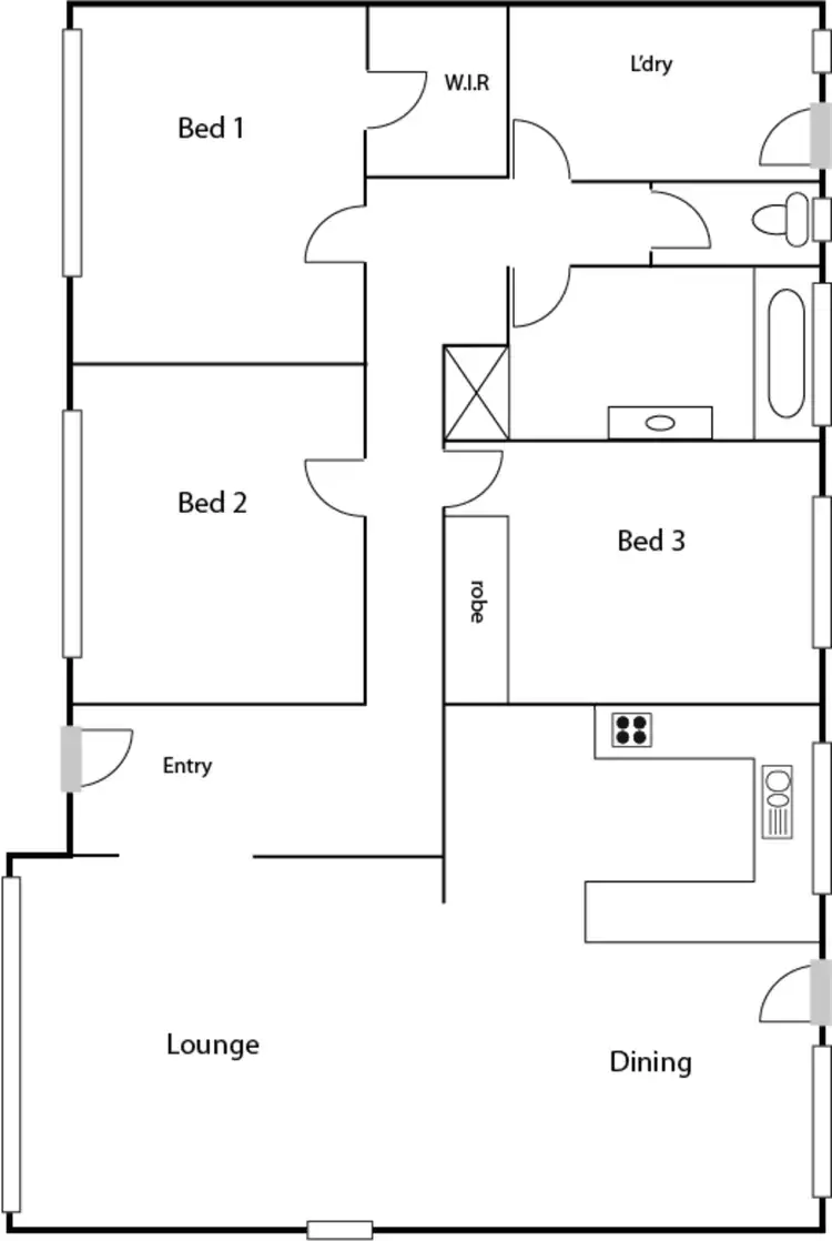 Floorplan of Homely townhouse listing, 19/9 Tristania Street, Rivett ACT 2611