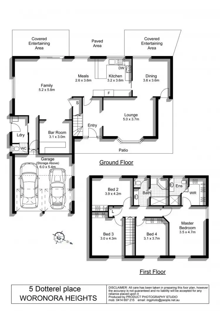 Floorplan of Homely house listing, 5 Dotterel Place, Woronora Heights NSW 2233