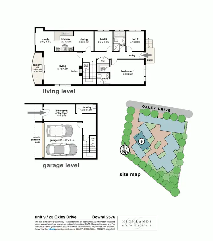 Floorplan of Homely villa listing, 9/23 Oxley Drive, Bowral NSW 2576